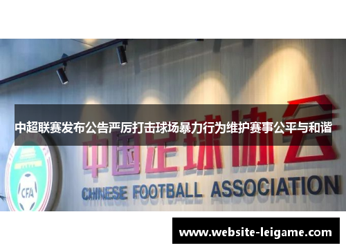 中超联赛发布公告严厉打击球场暴力行为维护赛事公平与和谐 中超联赛发布公告严厉打击球场暴力行为维护赛事公平与和谐